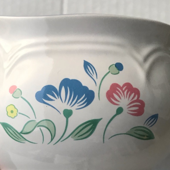 Vintage Hearthside “Floral Expressions” Gravy Boat Stoneware  3.25” Tall - Picture 6 of 9